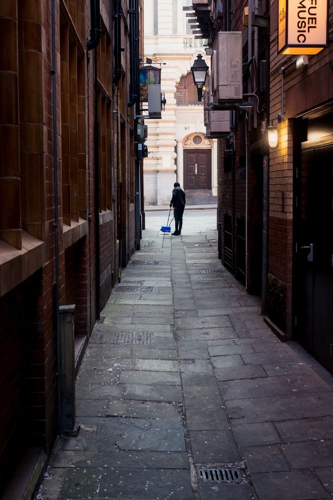 Sweeper on the Alley