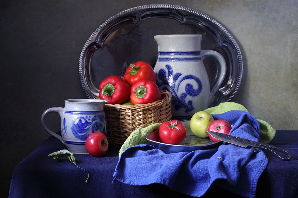 Кухаркины картинки с болгарским перцем и помидорами