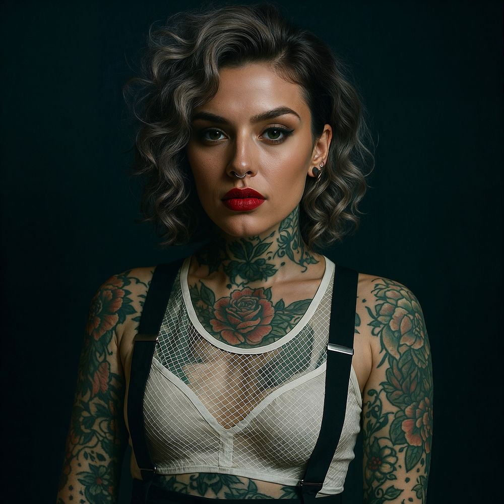 CHICA CON TATUAJES