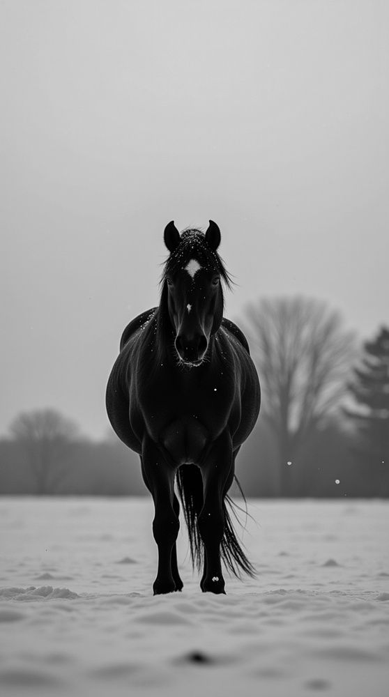 Black horse