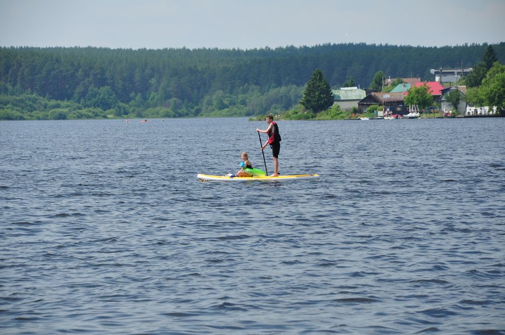 Плавание на сап-борде