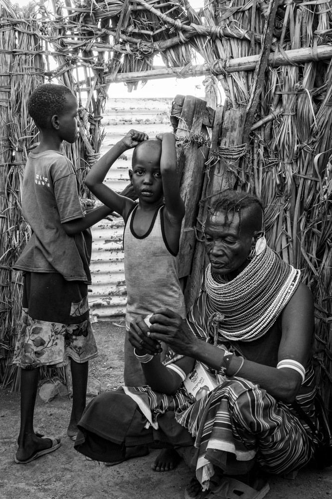 Granny & Grandson | Turkana Tribe | Kenya