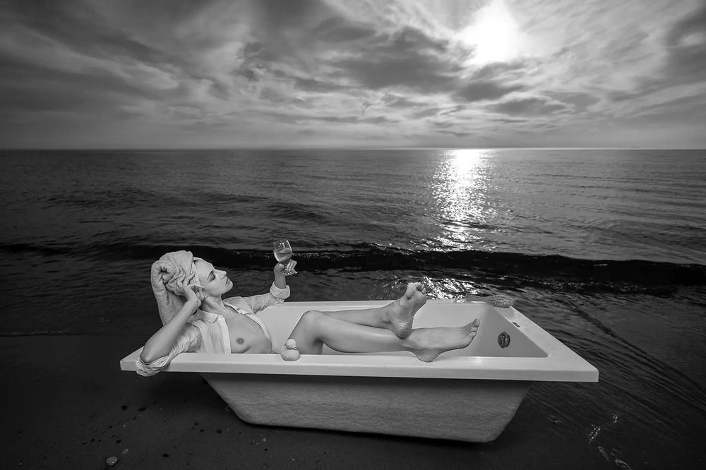 Медитация на берегу Балтийского моря