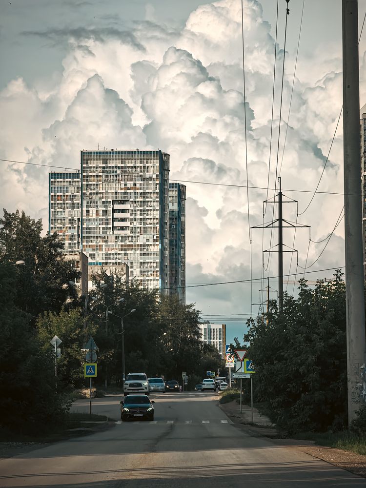 Пермь. Облака