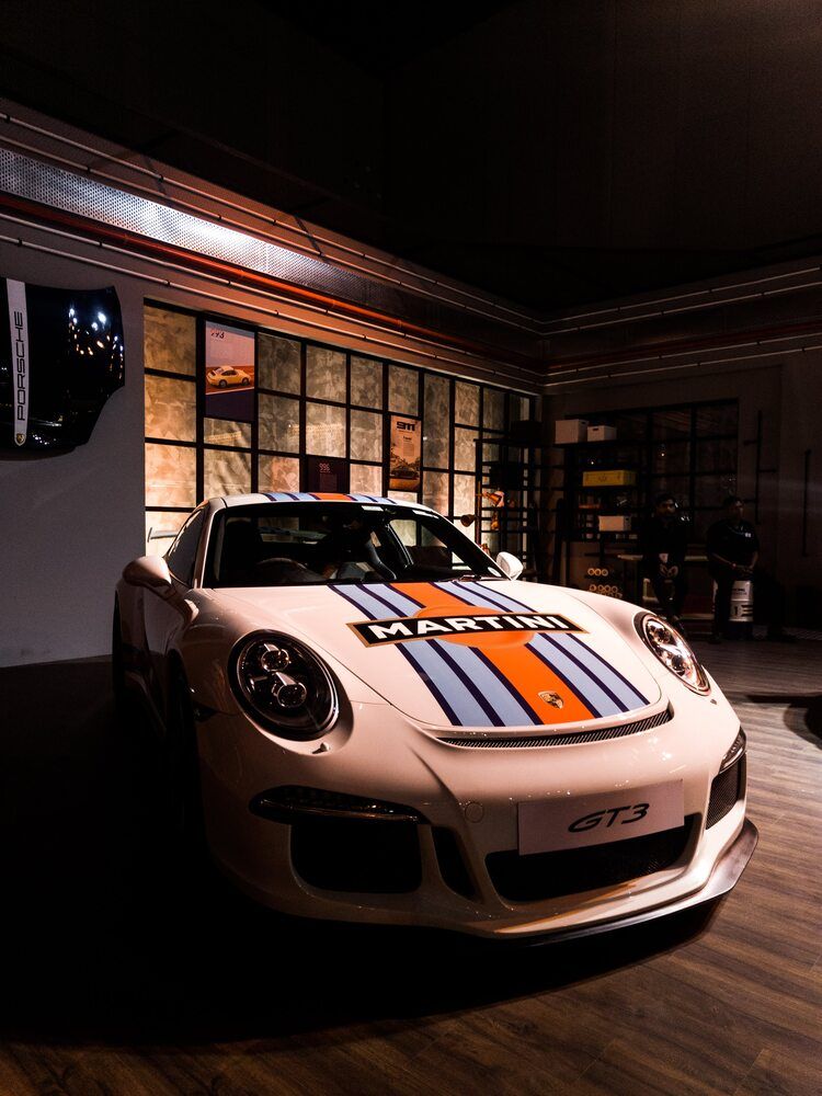 Martini-liveried Porsche 911 GT3