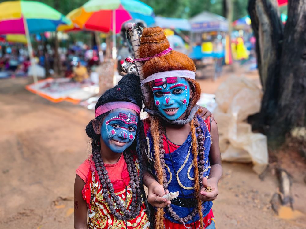 A Bahurupi child duet
