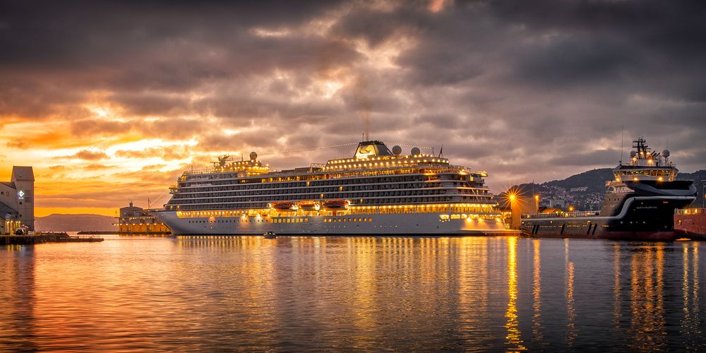 В морском порту