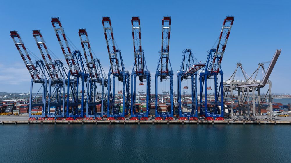 The cranes have arrived