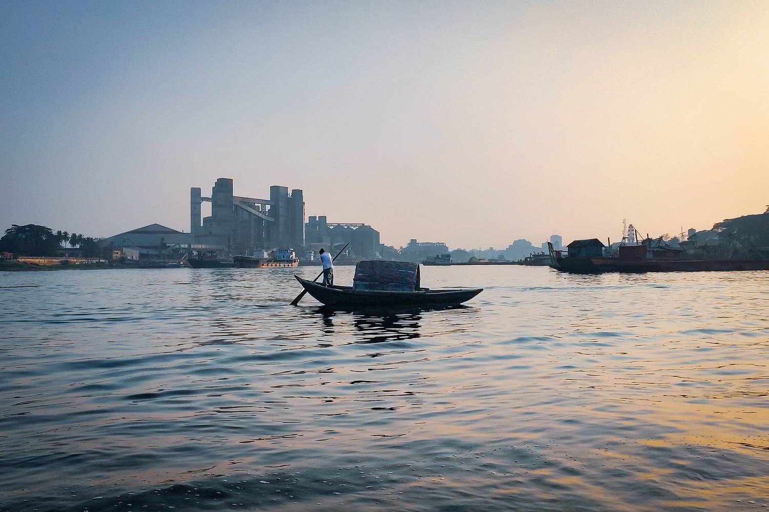 Journey through industrial waters