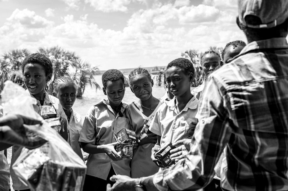 Kenya, Lake Turkana, El-Molo Bay Primary School