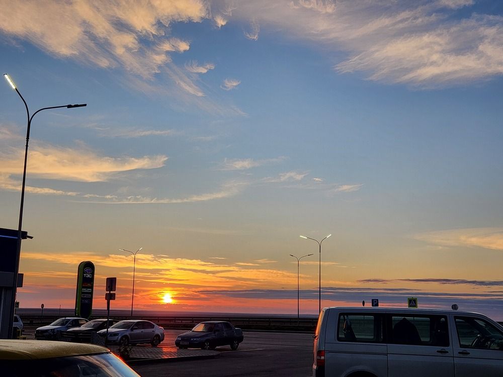 На рассвете