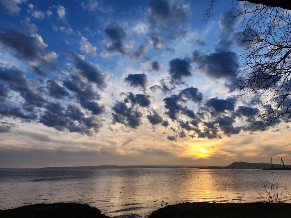 Закат на Керченским проливом