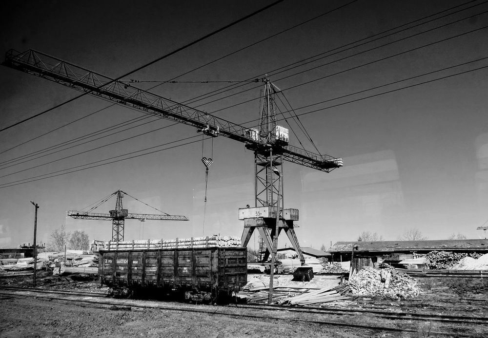 На погрузке