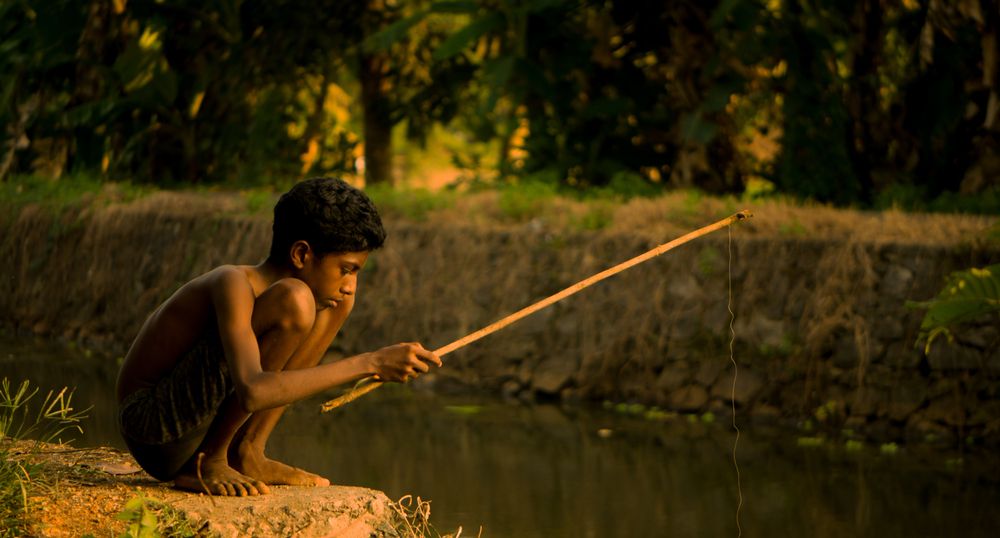THE GOLDEN FISHERBOY