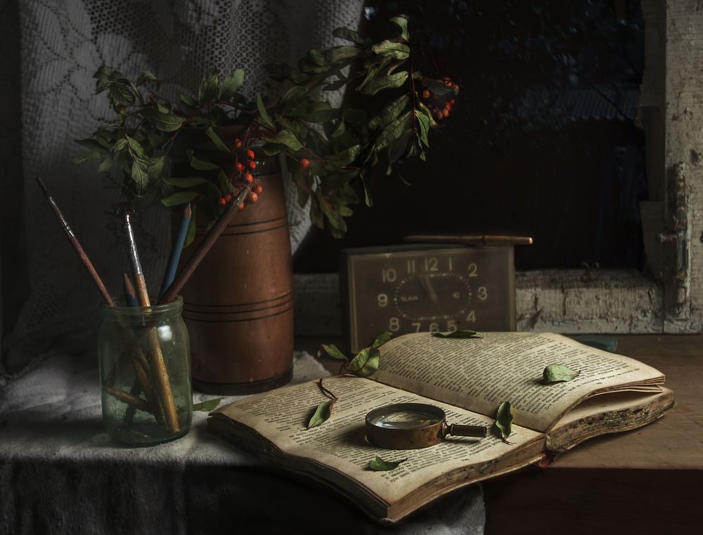 Осенний вечер в деревне