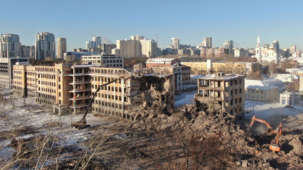 Снос здания знаменитой больницы на Зеленой роще