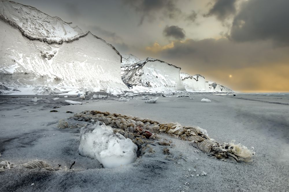 Прогулка у Белых скал Итурупа