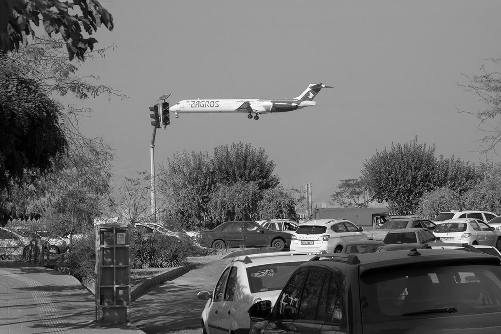 Plane and Traffic Light