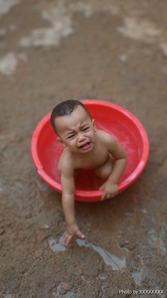 ): Crying Child Bathing and Calling for Mother