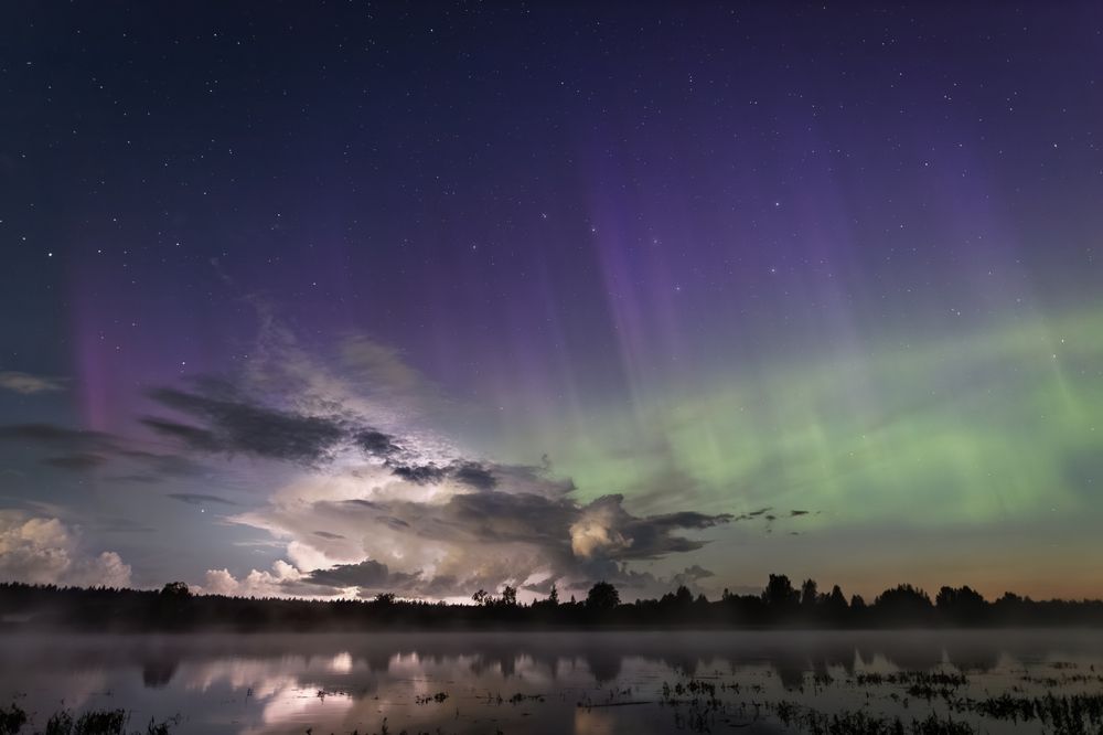 Northern Lights and Thunderstorm