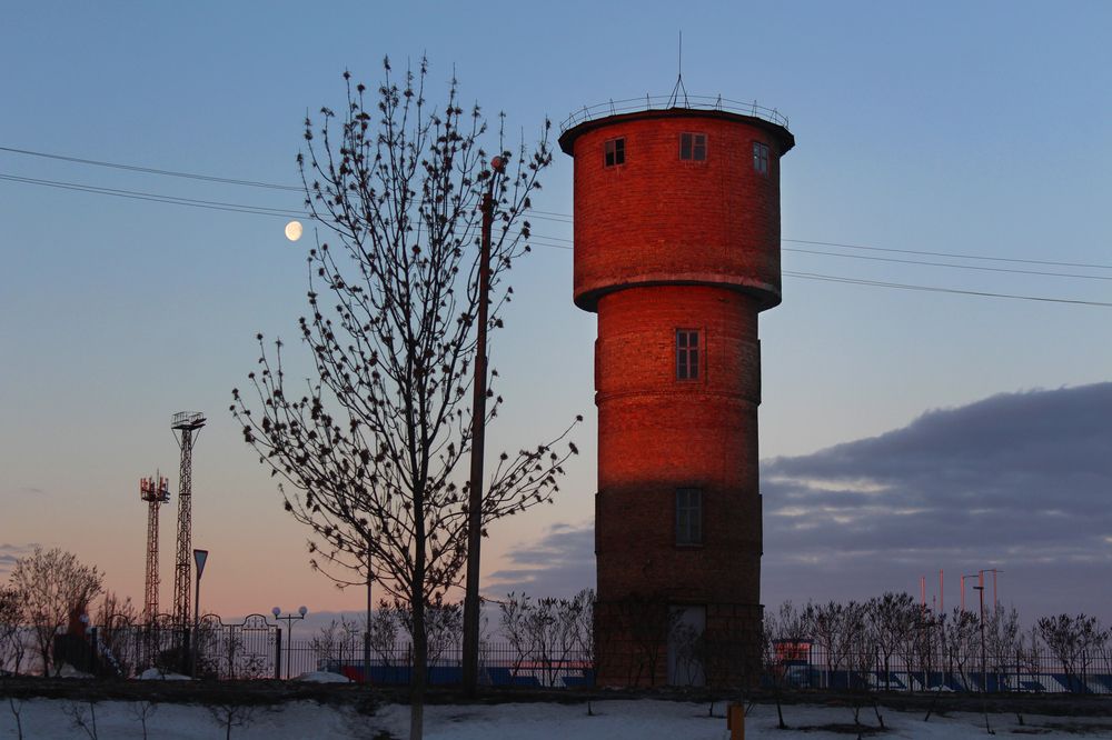 Водонапорная башня.