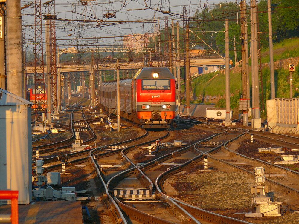 Ожидаемый поезд.