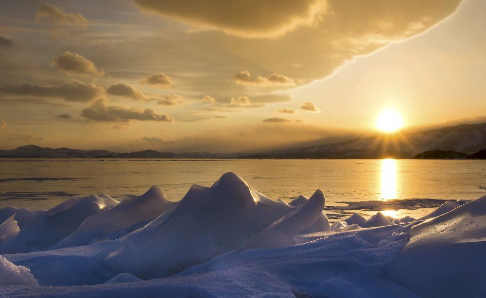 озеро Байкал, закат