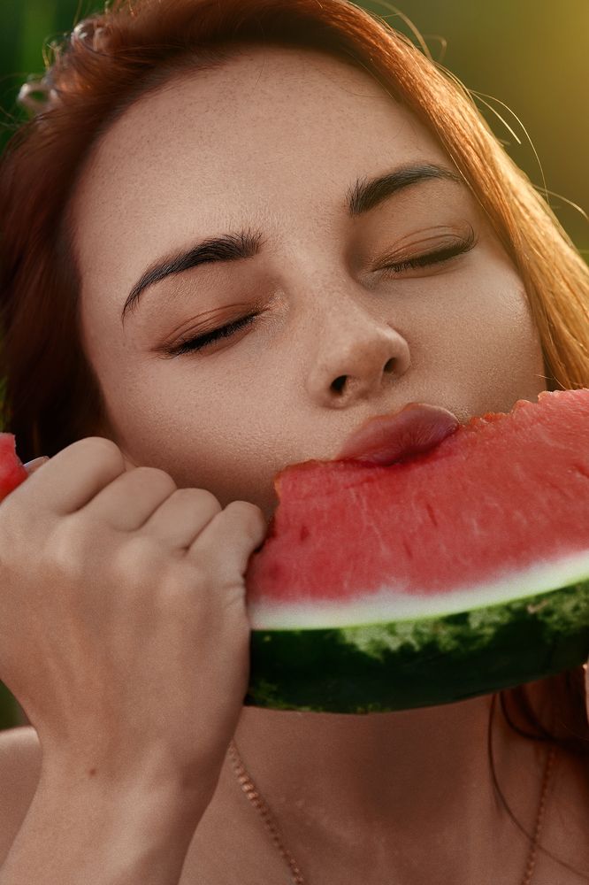 Спелый сочный арбуз (Ripe juicy watermelon)