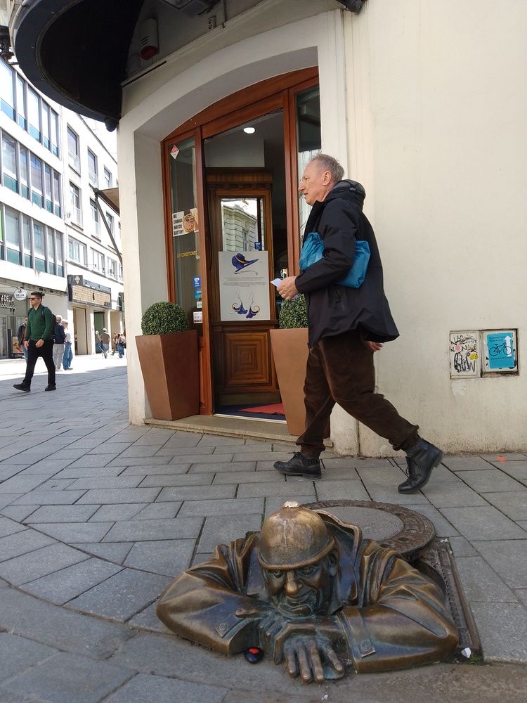 In a hurry in Bratislava