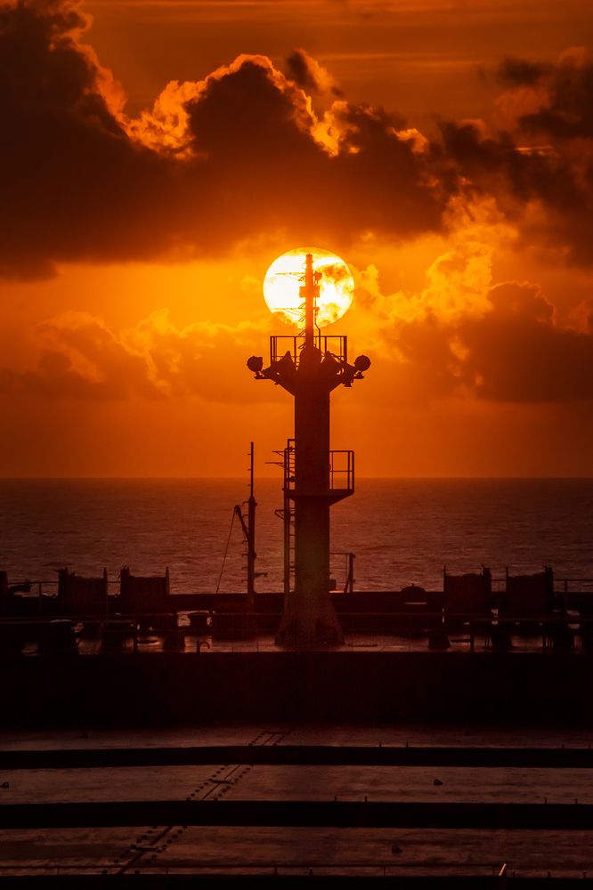 Heading towards sunset