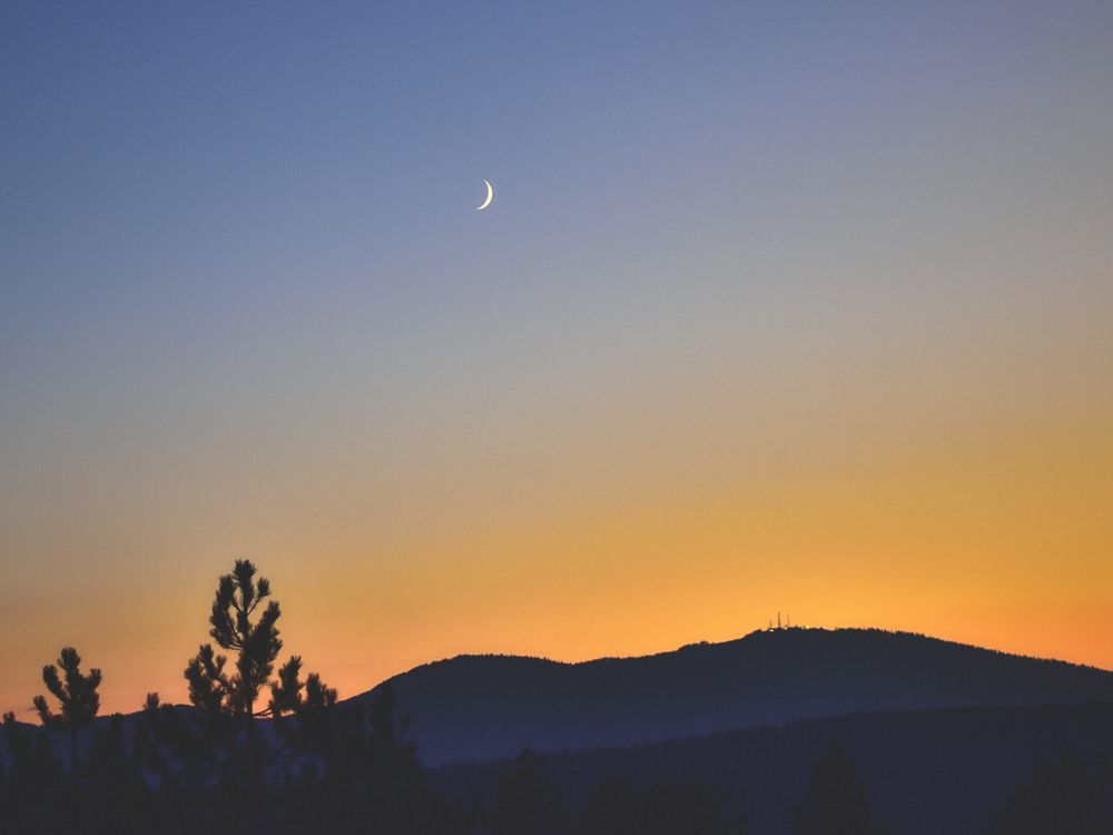 Crescent moon