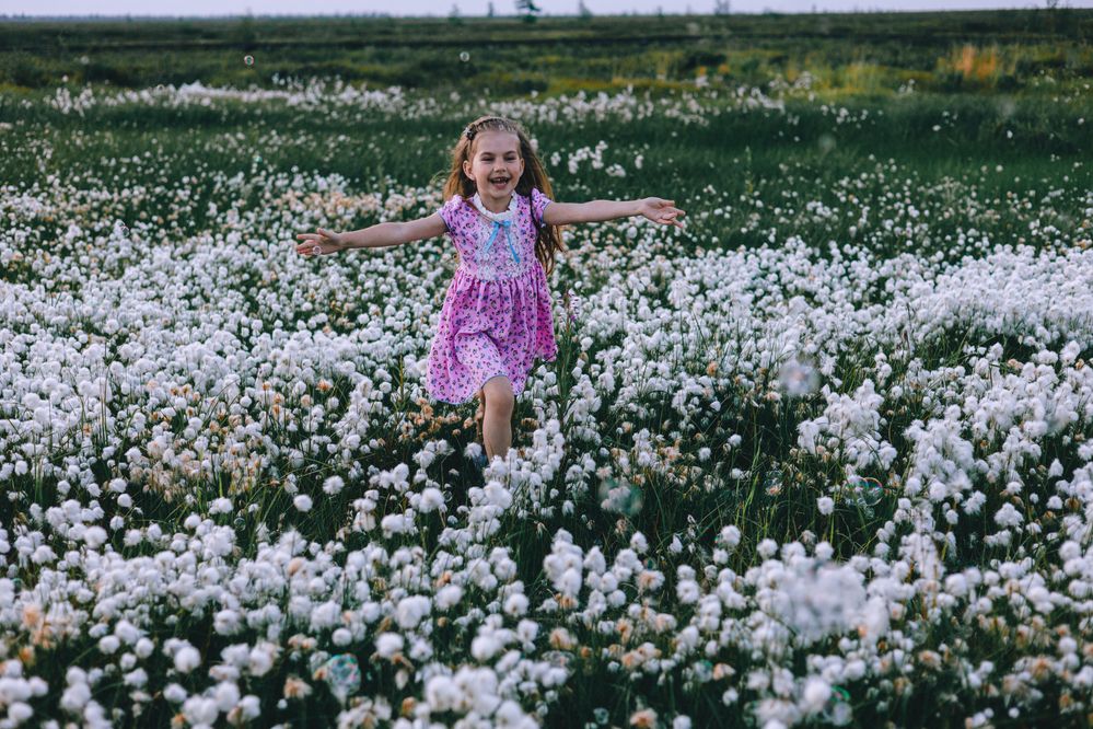 Девочка в пушице