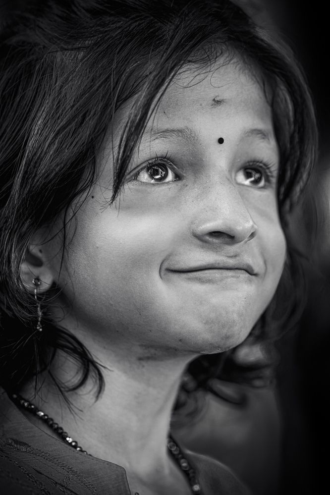 Eyes of unspoken Joy