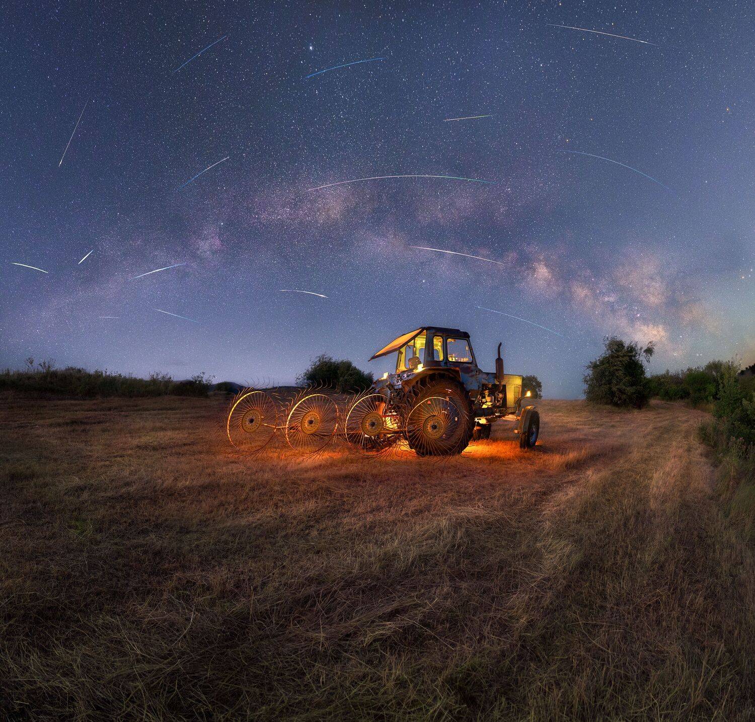 Perseids, Didgori, Georgia. Perseids, Didgori, Georgia.