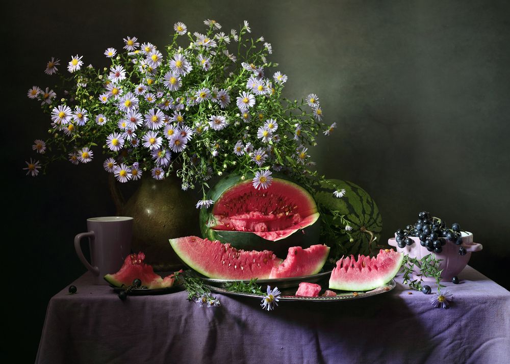 Арбуз и сентябринки