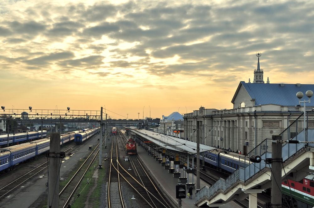 Брест. Железнодорожный вокзал.