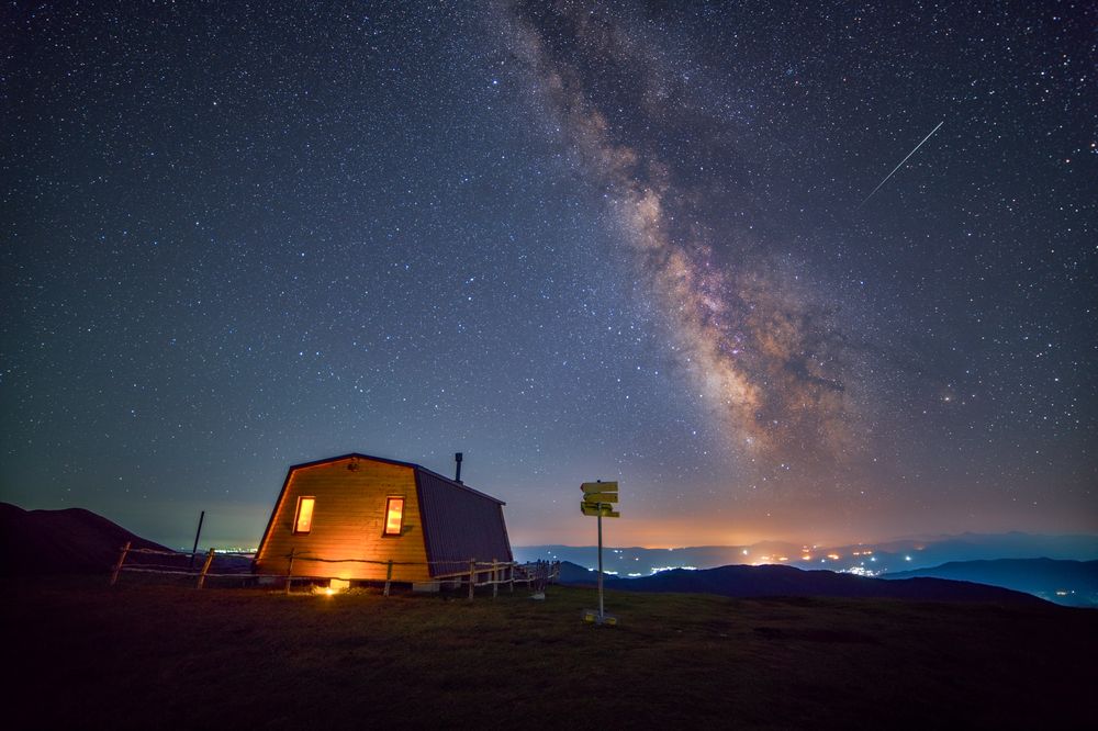 Milky Way from Camp Shelter