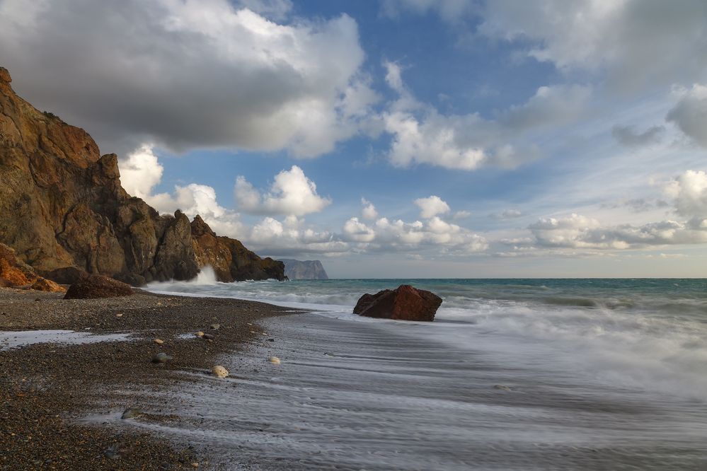 Осенний пляж Фиолента.