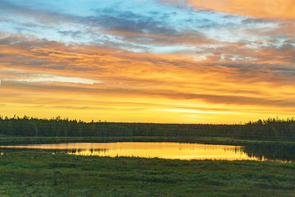 Багровые облака.