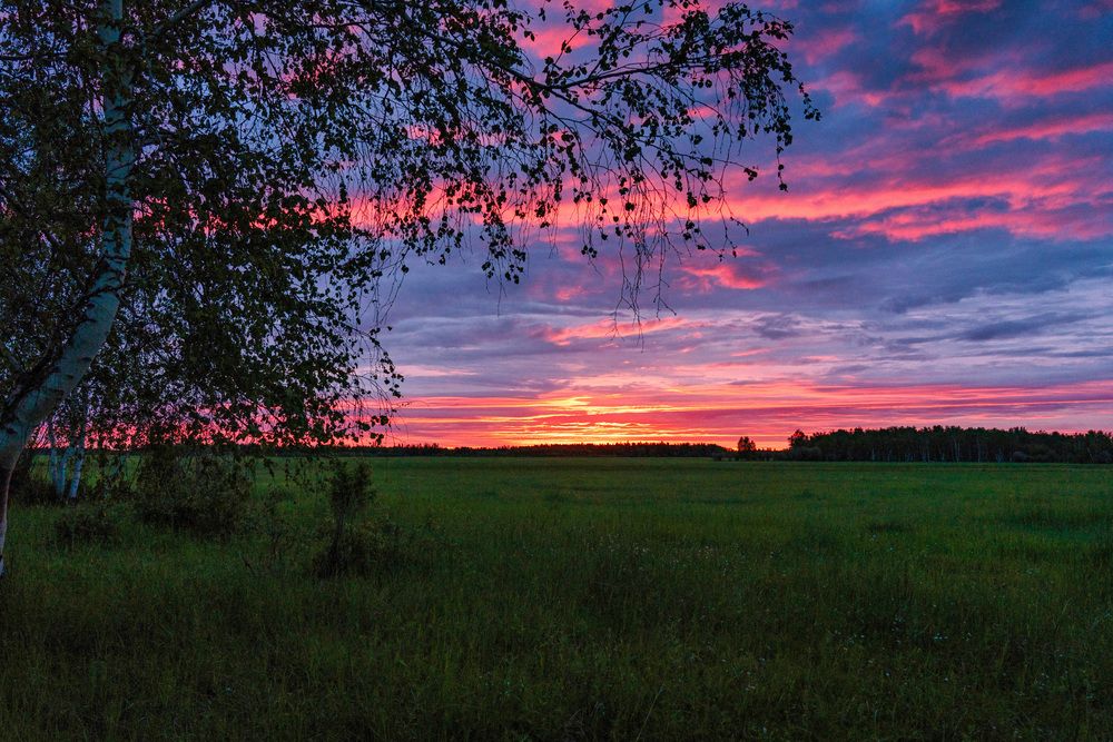 Багровые облака