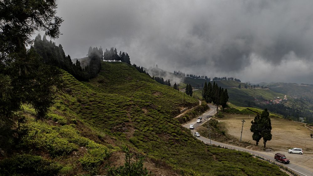 Through the mountains