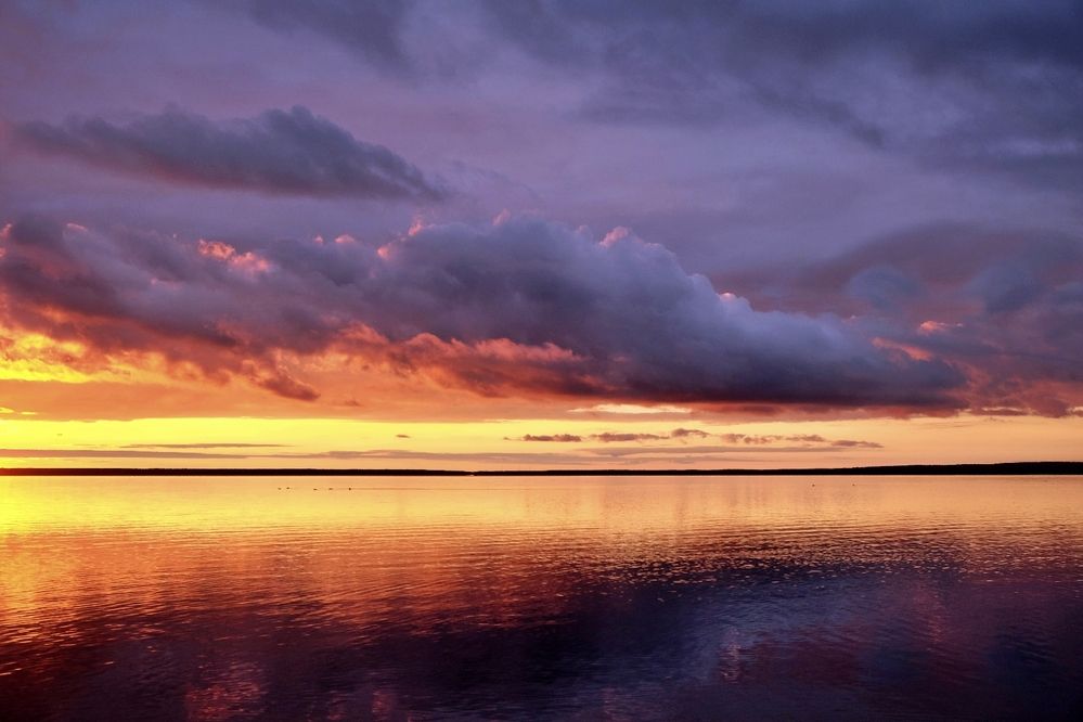 Фиолетовый закат