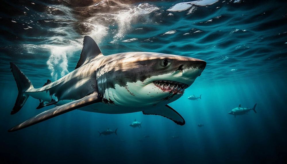 Большая белая акула.