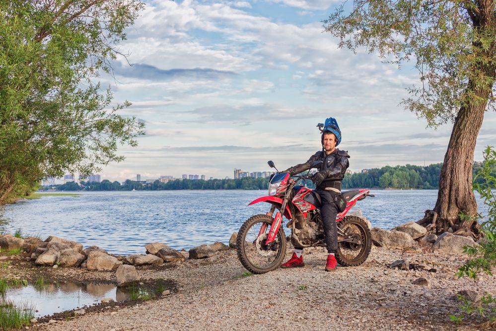 На берегу Оби.