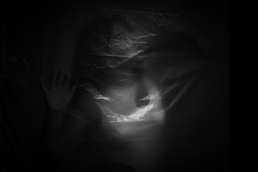 Behind