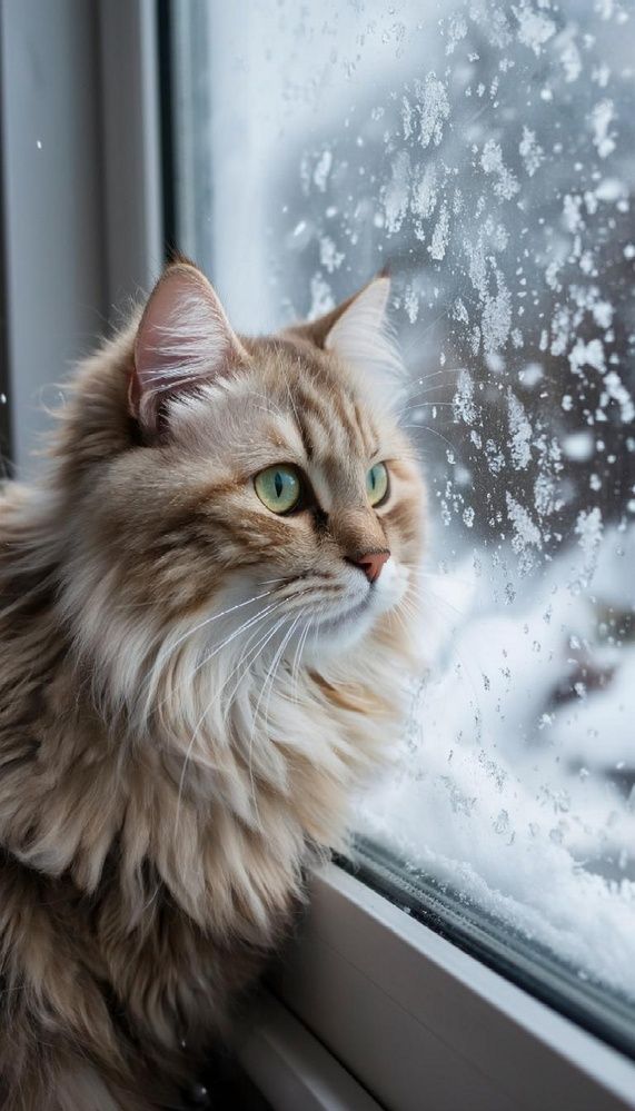 Кошка у окошка