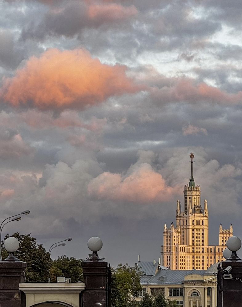 Москва. Закат
