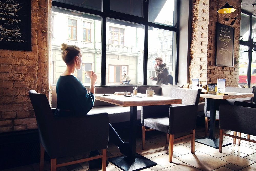 Утро в кафе