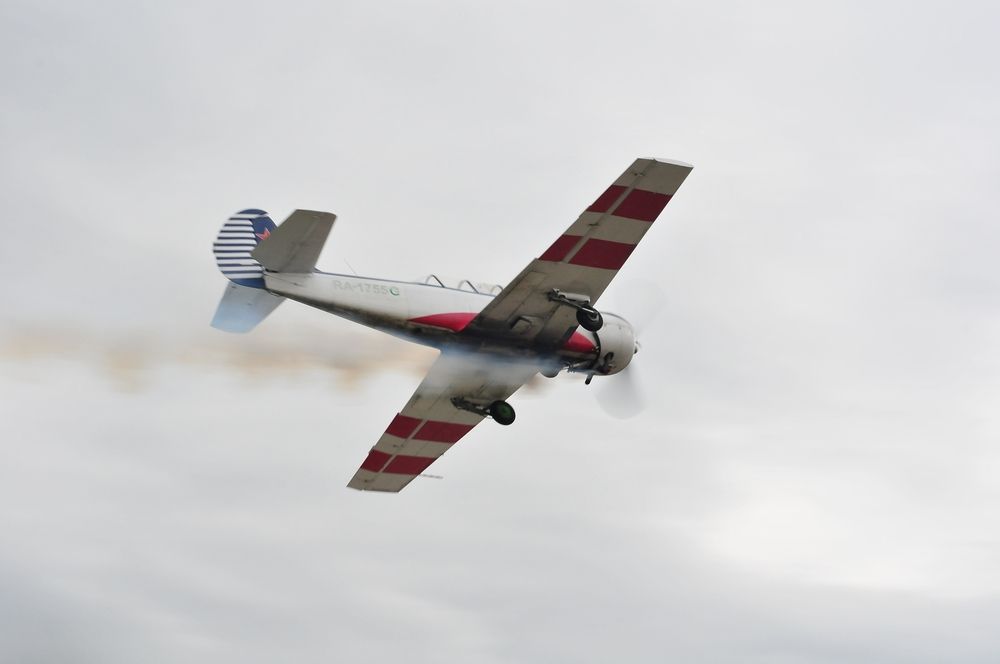 Полёт в плотной облачности
