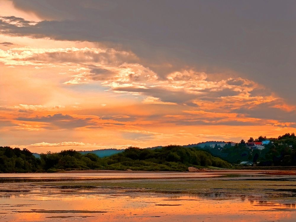 Розовый закат